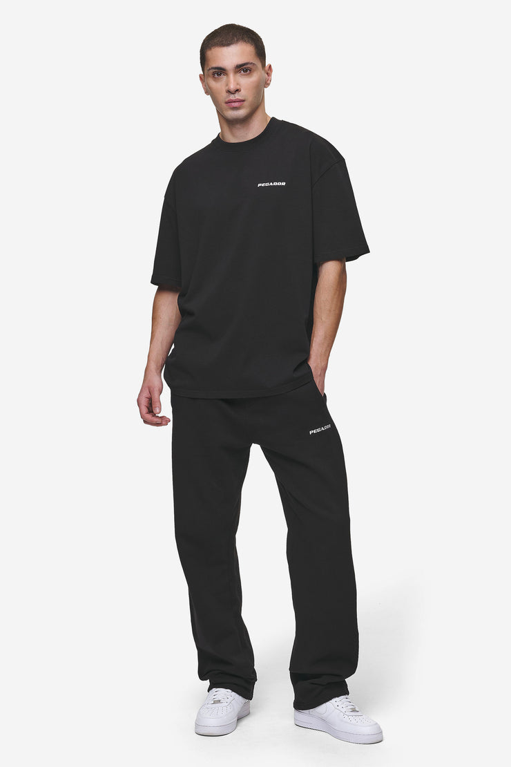 Pegador Logo Oversized Tee Washed Black