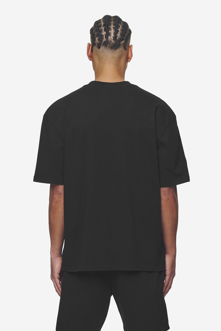 Pegador Logo Oversized Tee Washed Black White Gum