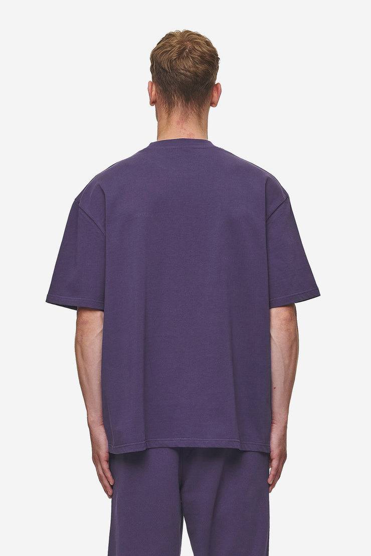 Pegador Logo Oversized Tee Washed Deep Purple