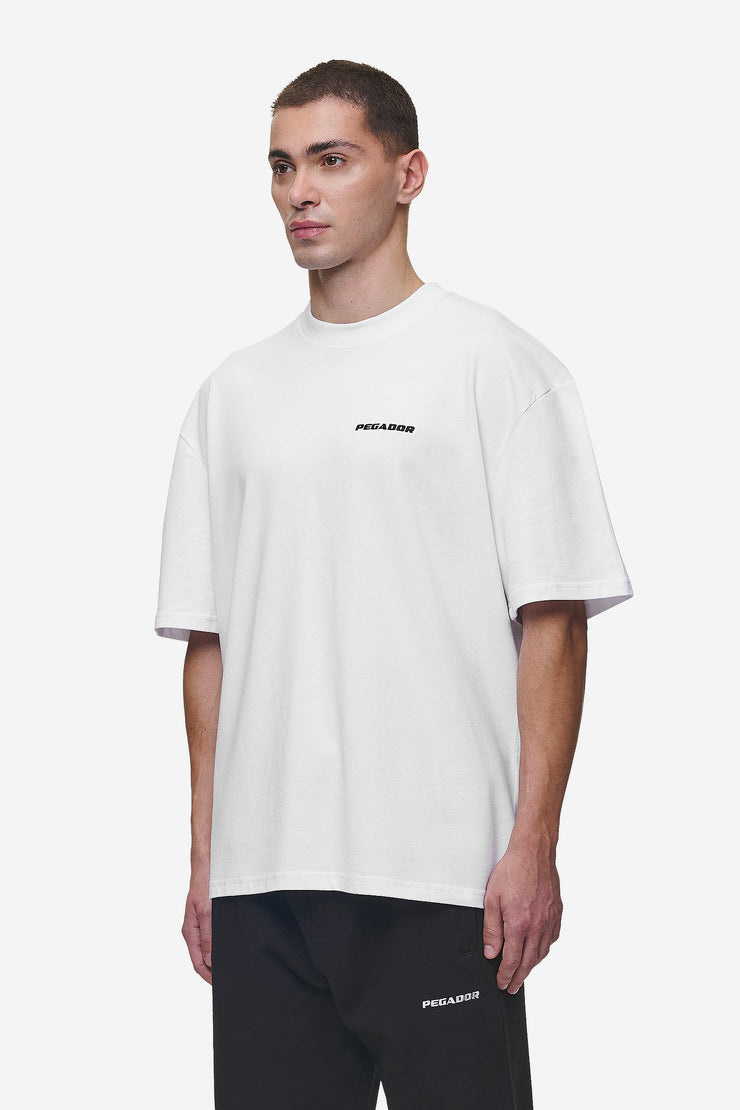 Pegador Logo Oversized Tee White