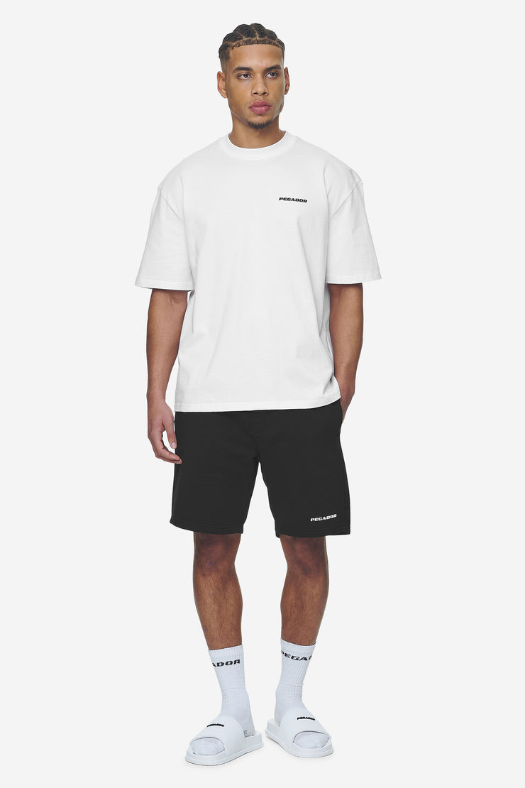 Pegador Logo Oversized Tee White Black Gum