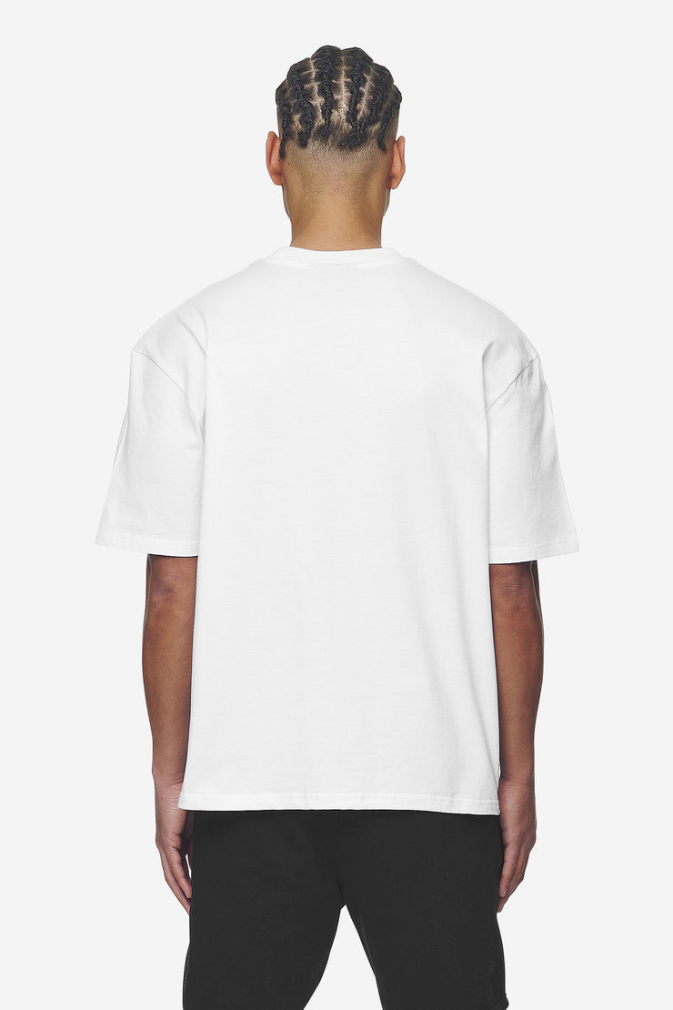 Pegador Logo Oversized Tee White Black Gum