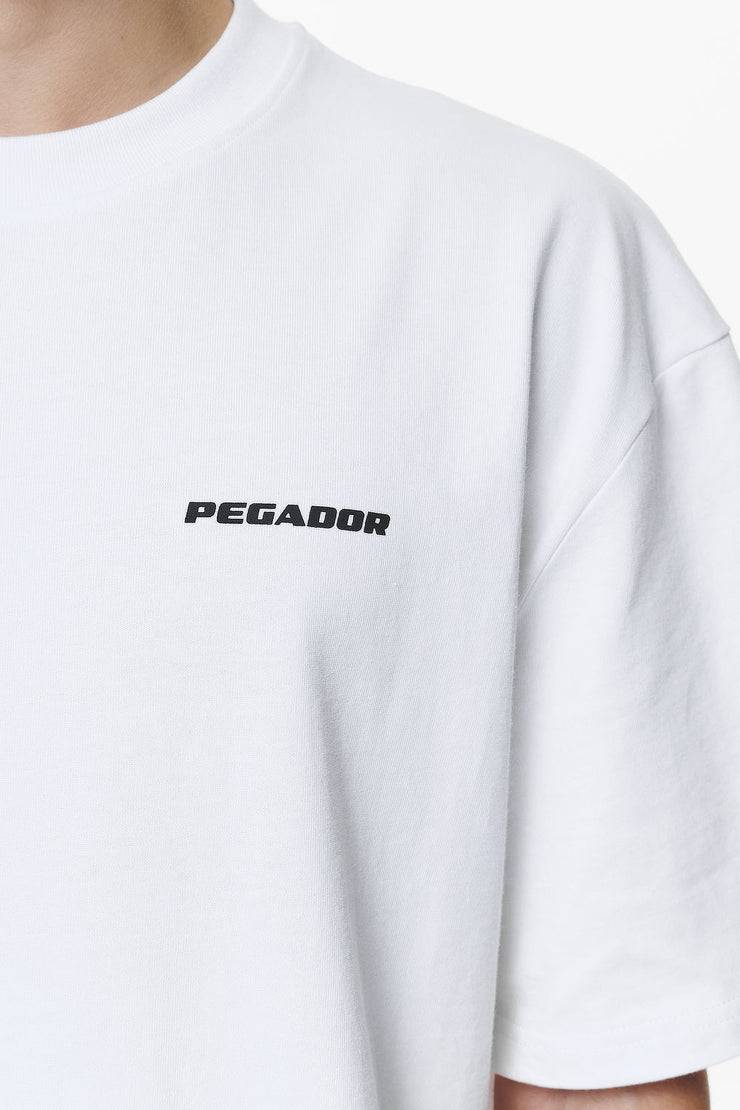 Pegador Logo Oversized Tee White Gum