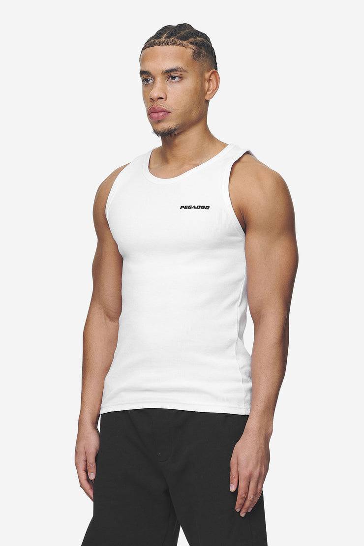 Pegador Logo Rib Undershirt White