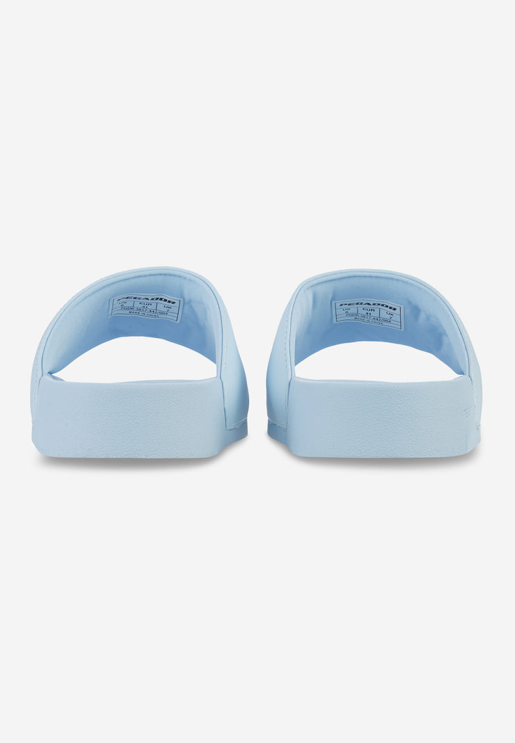 Pegador Logo Slide Baby Blue White