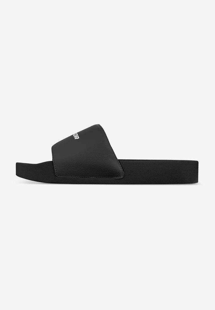 Pegador Logo Slide Black White