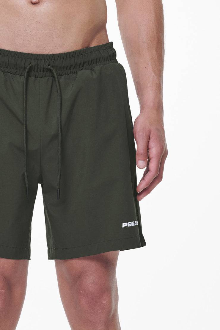 Pegador Logo Swim Shorts Dark Olive