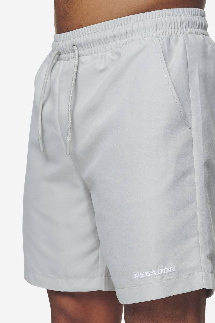 Pegador Logo Swim Shorts Pearl Grey