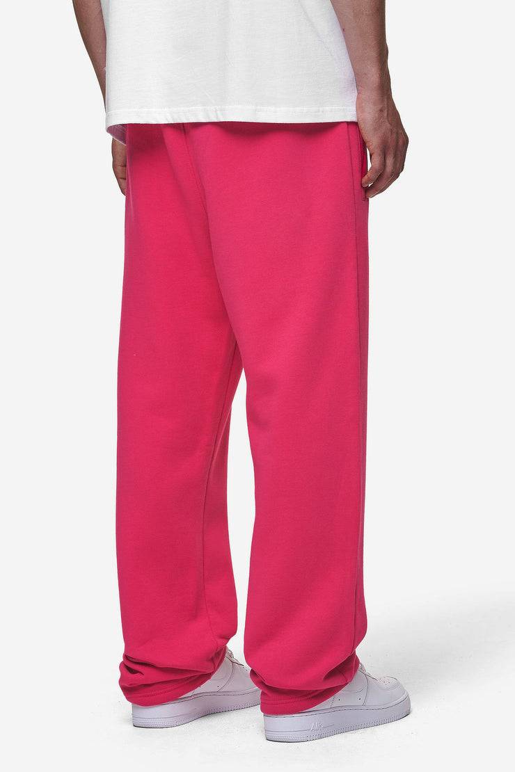 Pegador Logo Wide Sweat Pants Washed Virtual Pink