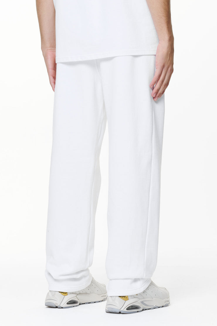 Pegador Logo Wide Sweat Pants White Gum