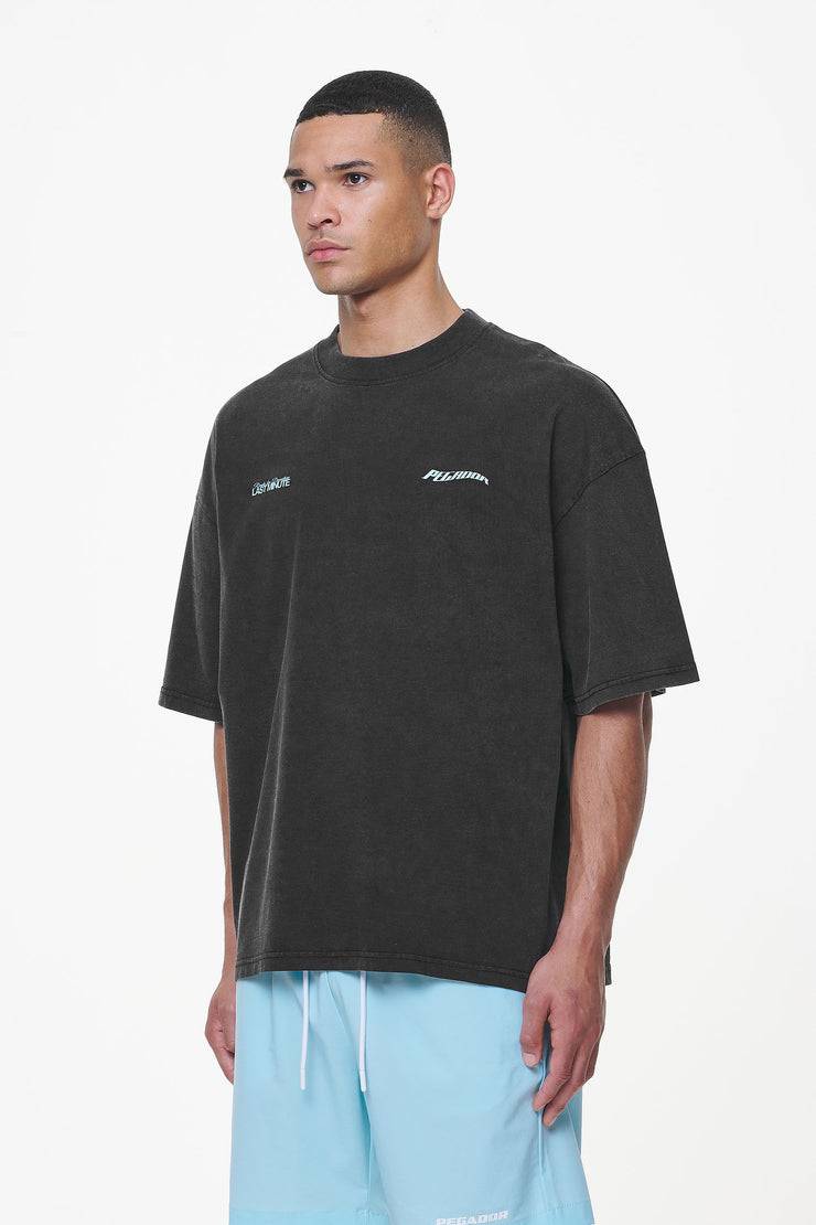 Pegador Lorna Boxy Tee Vintage Black