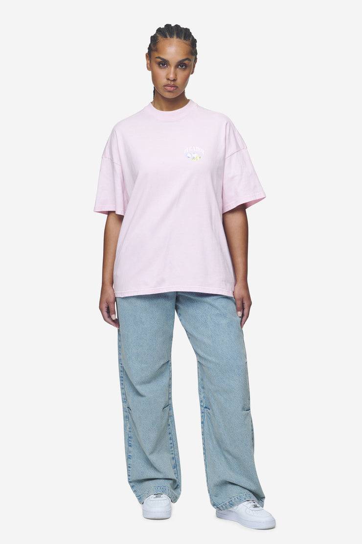 Pegador Lucia Heavy Oversized Tee Washed Bubblegum