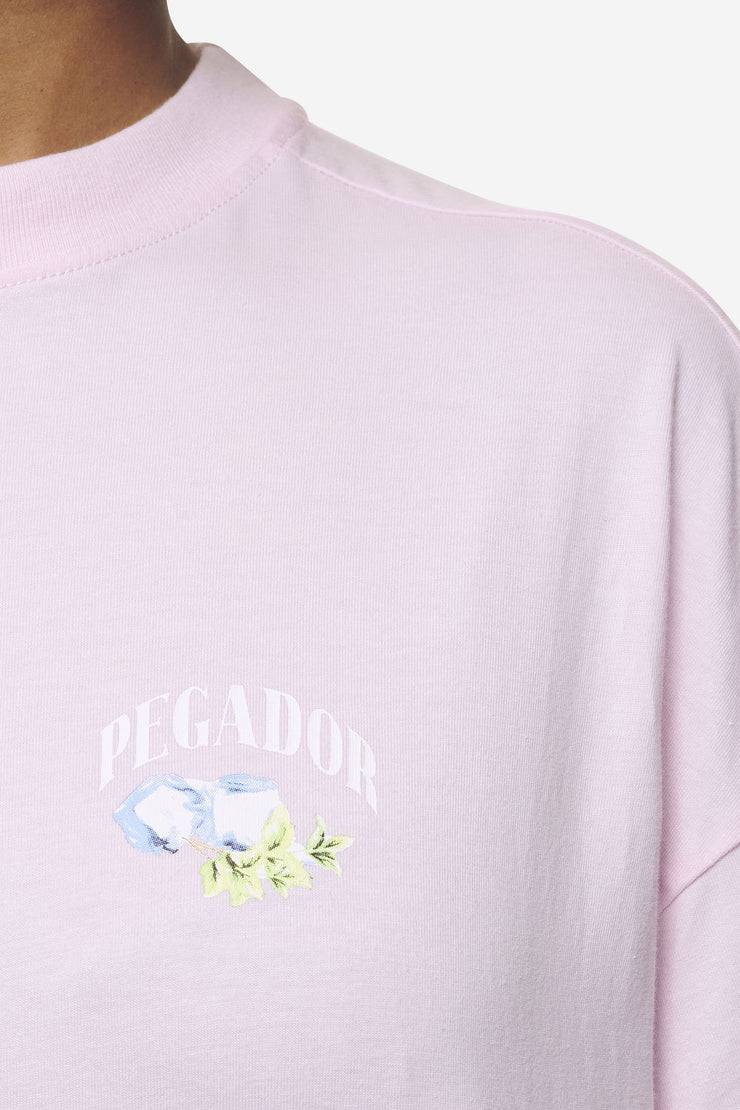 Pegador Lucia Heavy Oversized Tee Washed Bubblegum