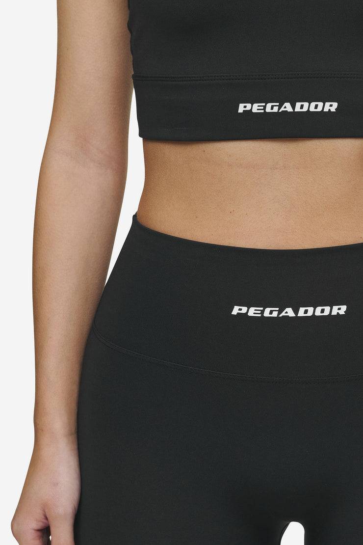 Pegador Lupita Biker Shorts Black White