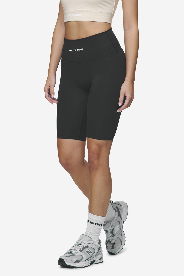 Pegador Lupita Biker Shorts Black White