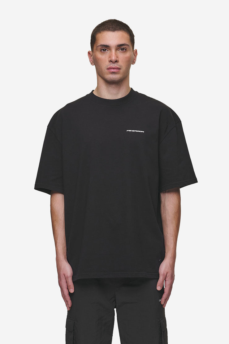 Pegador Madron Oversized Tee Washed Black