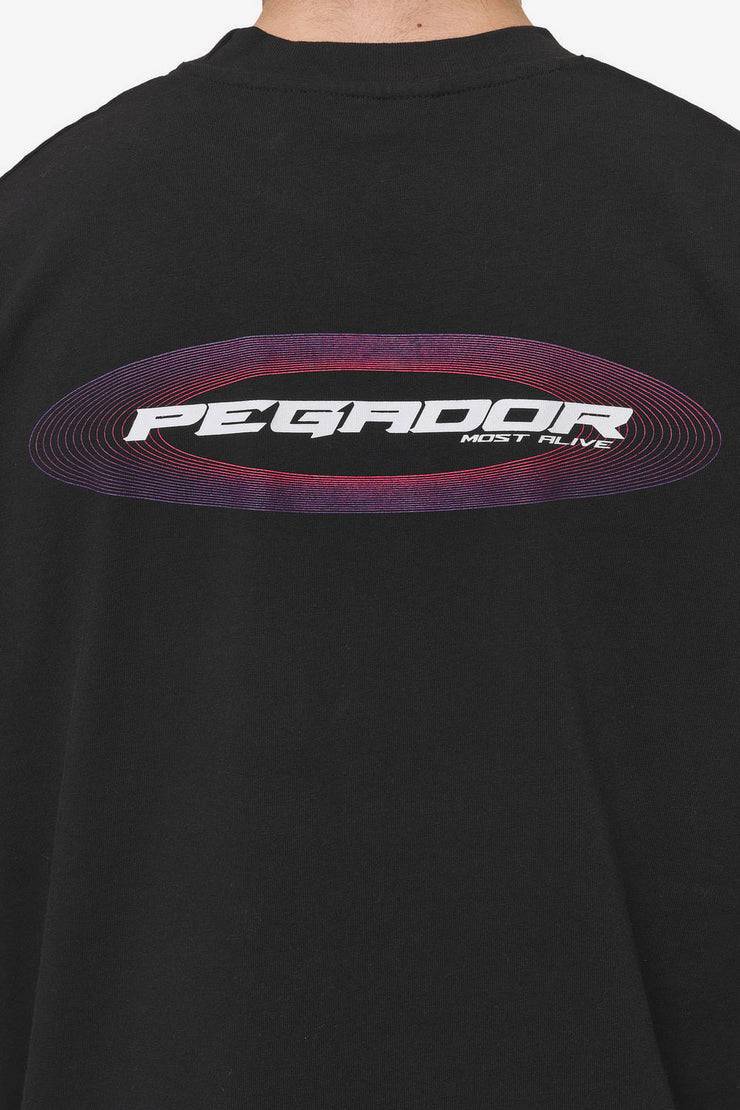 Pegador Madron Oversized Tee Washed Black