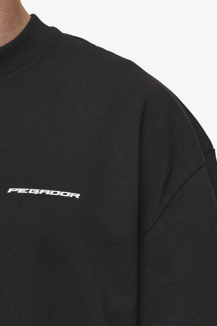 Pegador Madron Oversized Tee Washed Black