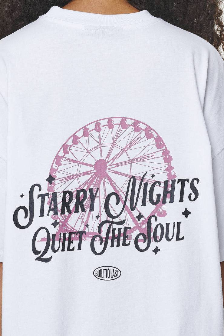 Pegador Mall Heavy Oversized Tee White