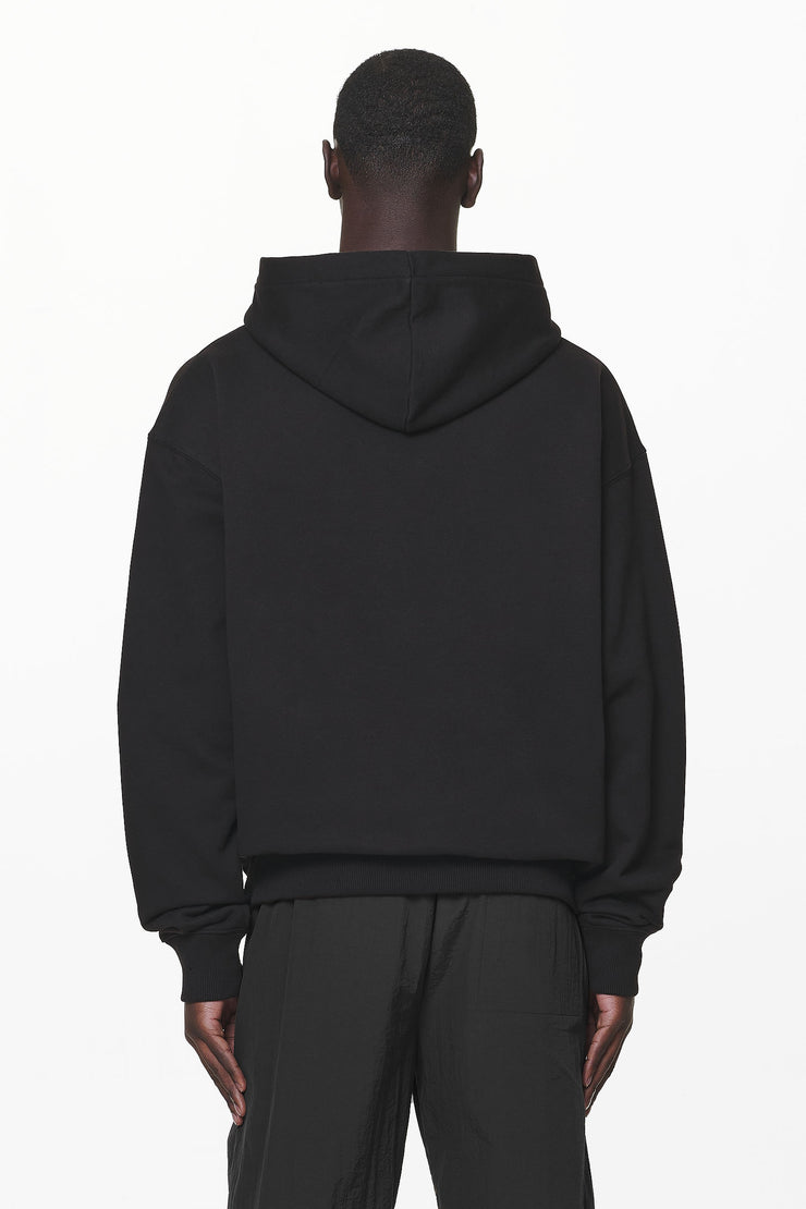 Pegador Manor Oversized Hoodie Black Signal Red