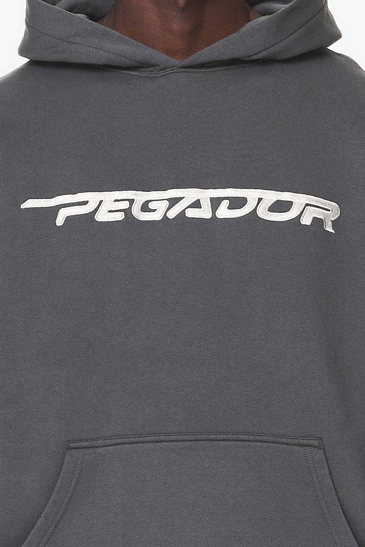 Pegador Manor Oversized Hoodie Washed Volcano Grey