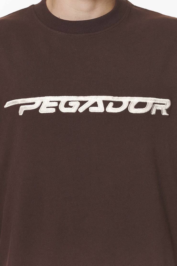 Pegador Manor Oversized Tee Washed Oak Brown
