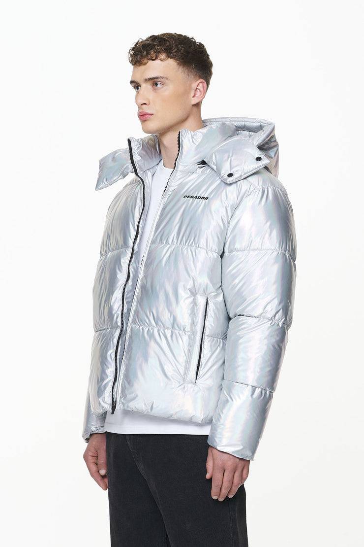 Pegador Margo Puffer Jacket Chrome