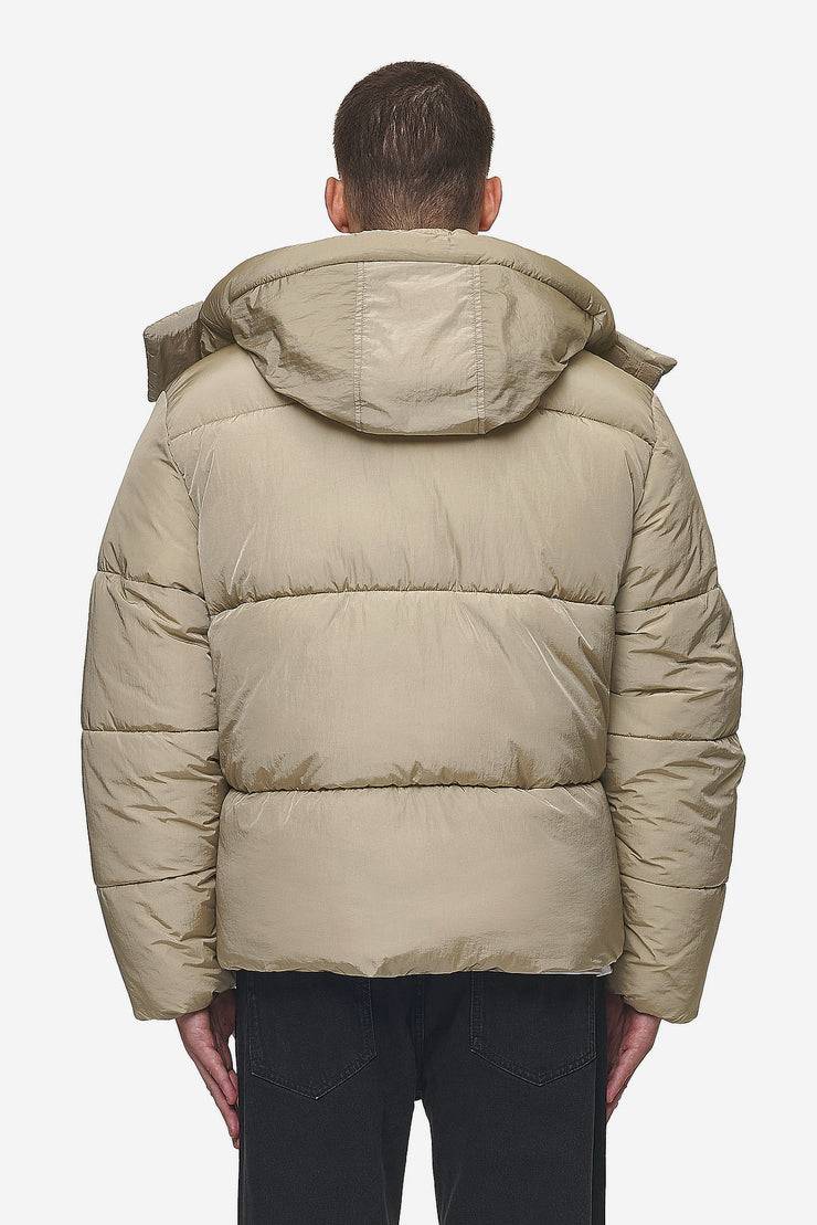 Pegador Marten Crushed Puffer Jacket Beige