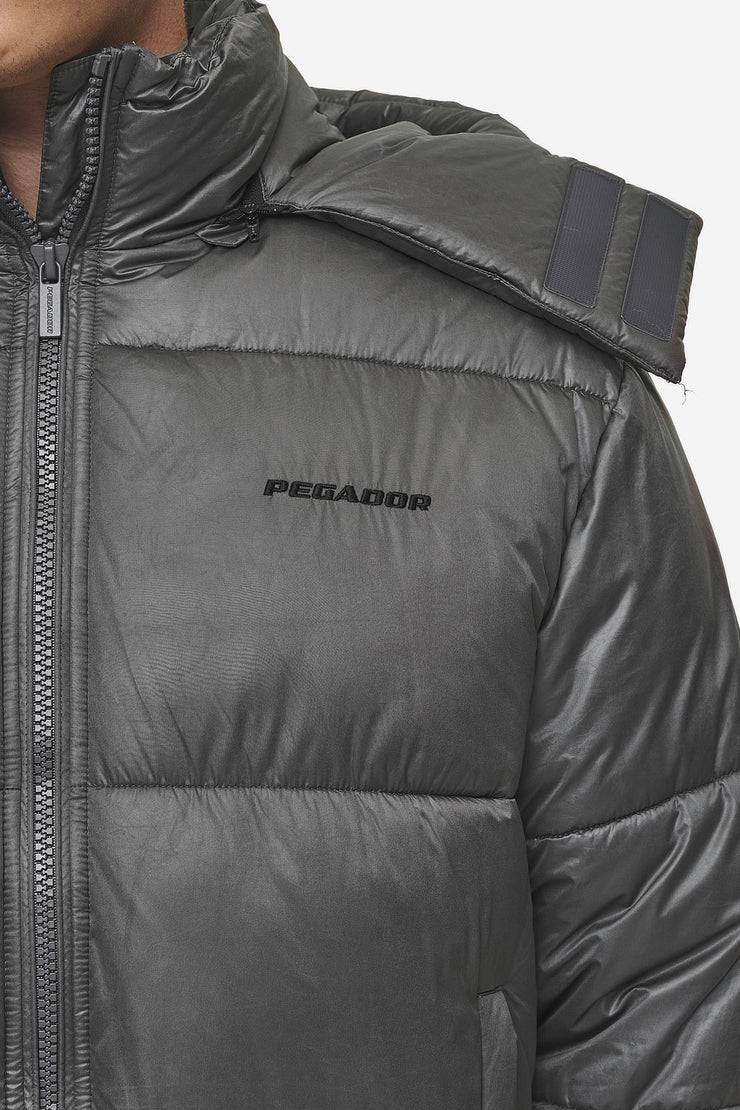 Pegador Marten Vintage Puffer Jacket Anthracite