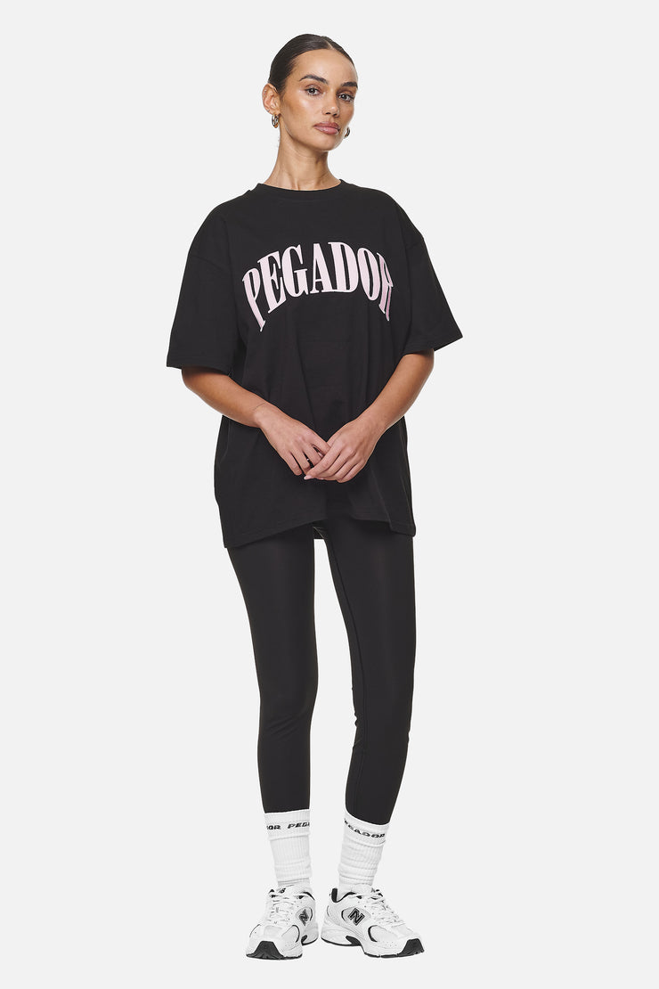 Pegador Miami Oversized Tee Black Flamingo
