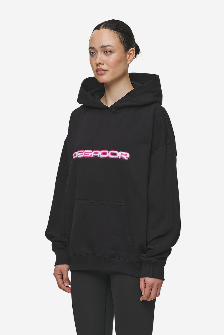 Pegador Mila Oversized Hoodie Washed Black