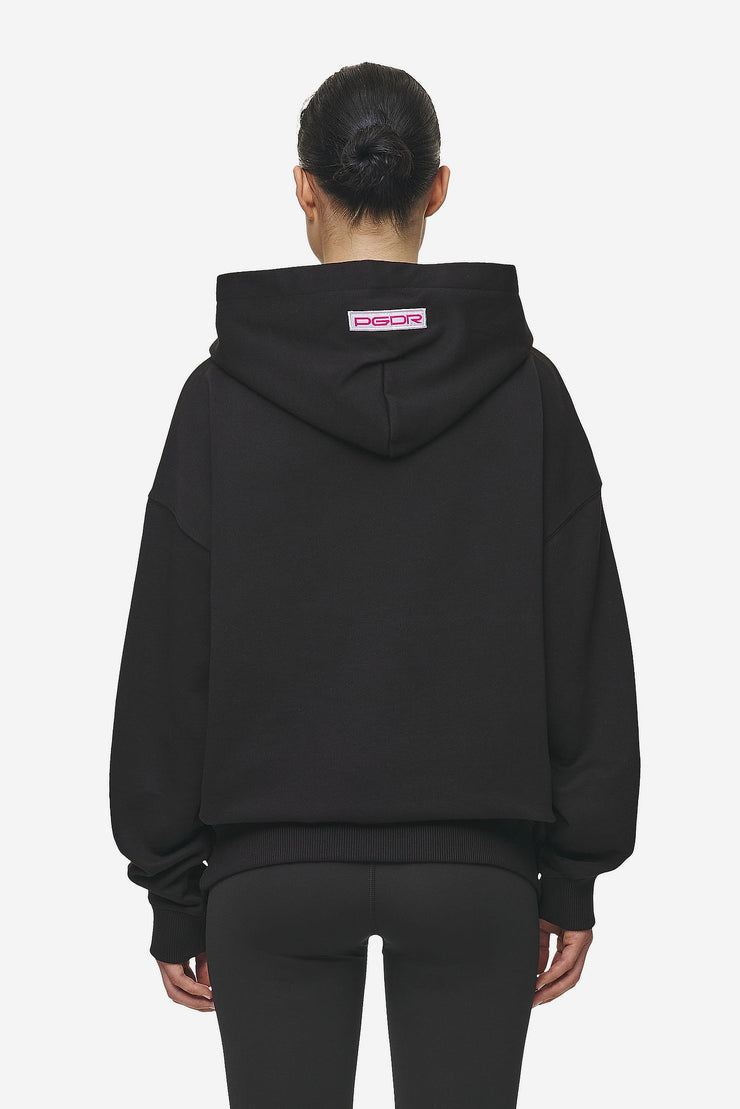 Pegador Mila Oversized Hoodie Washed Black