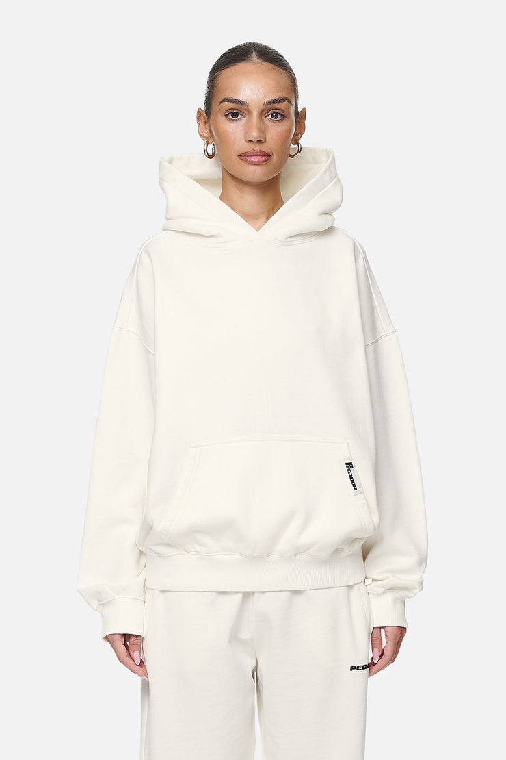 Pegador Mina Oversized Hoodie Washed Coconut Milk