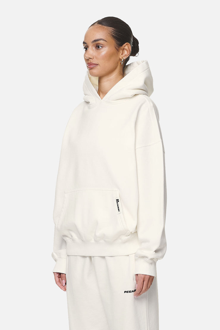 Pegador Mina Oversized Hoodie Washed Coconut Milk