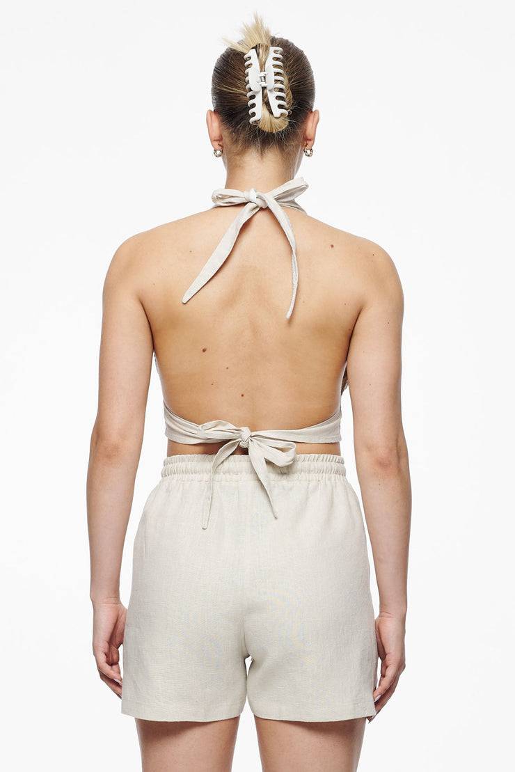 Pegador Molli Canvas Neckholder Top Unbleached