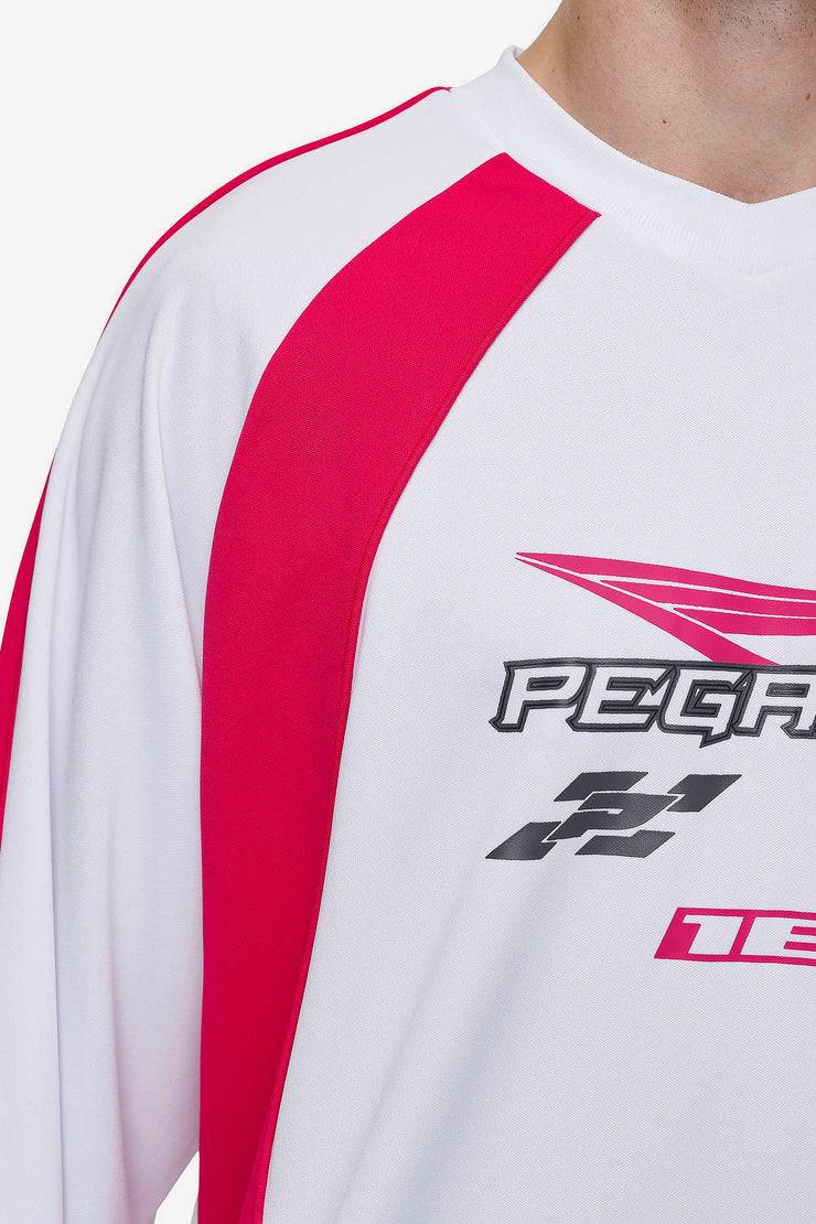 Pegador Mosco Longsleeve Jersey White Virtual Pink