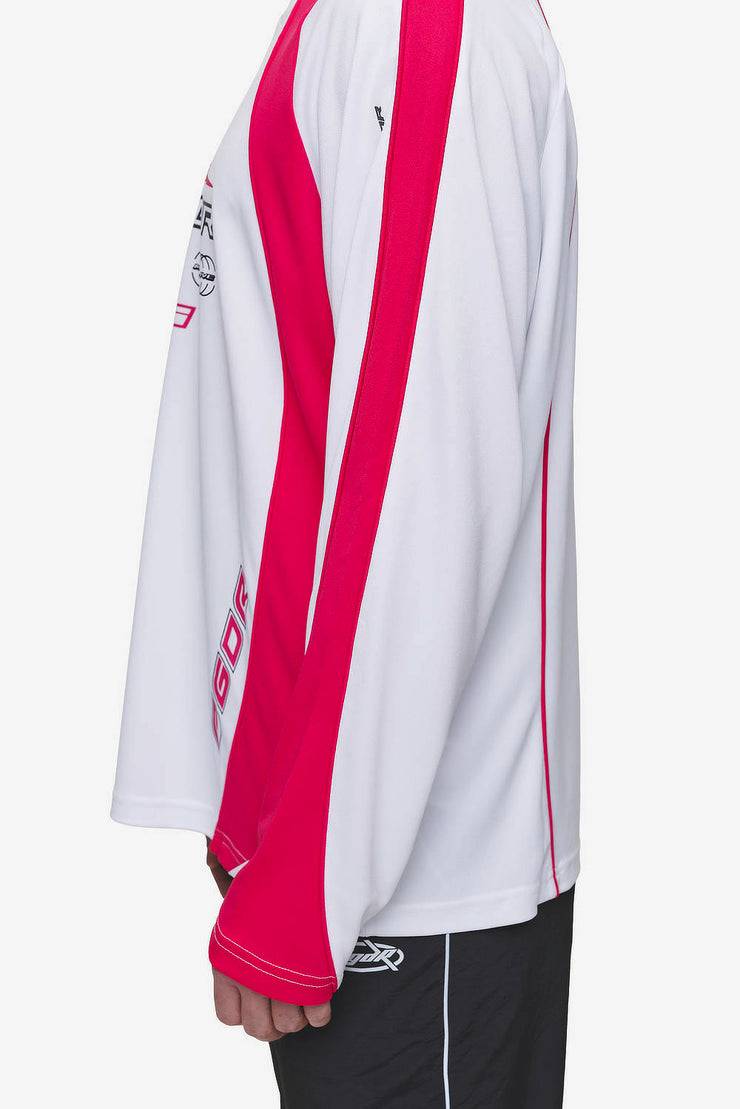 Pegador Mosco Longsleeve Jersey White Virtual Pink