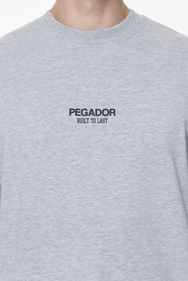 Pegador Mouncy Oversized Tee Grey Melange