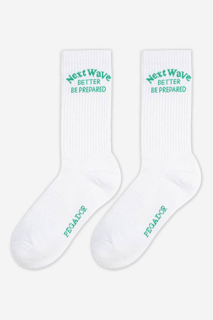 Pegador Naia Socks White Peppermint Green