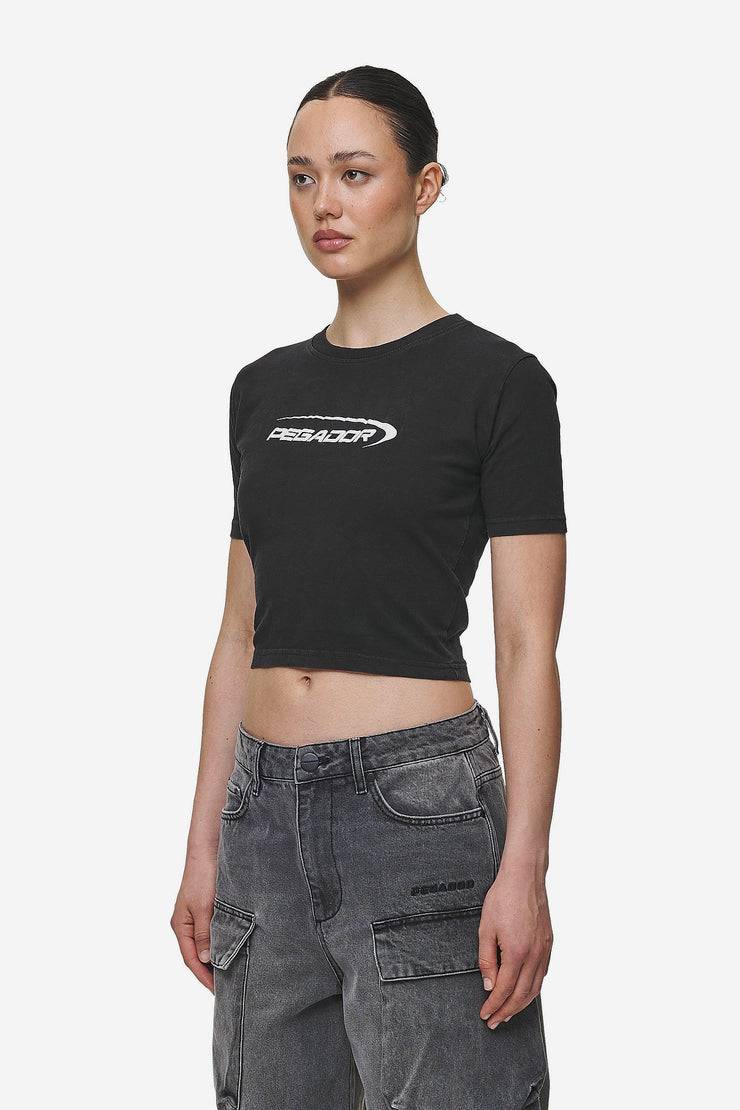 Pegador Naomi Baby Tee Washed Black