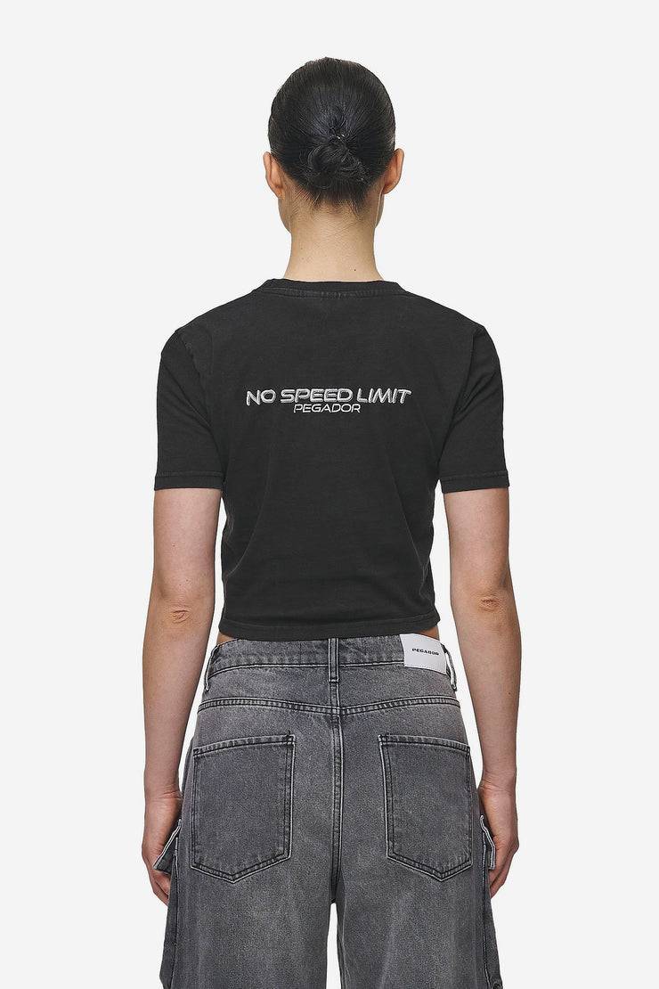 Pegador Naomi Baby Tee Washed Black