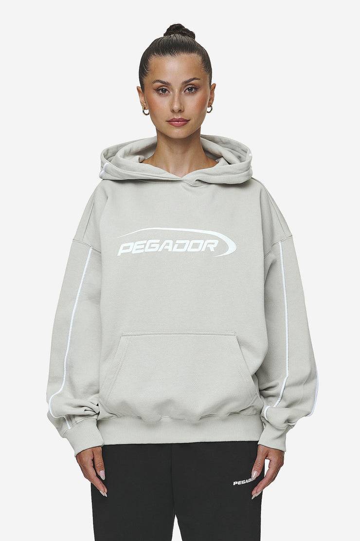 Pegador Naomi Oversized Hoodie Washed Moon Grey