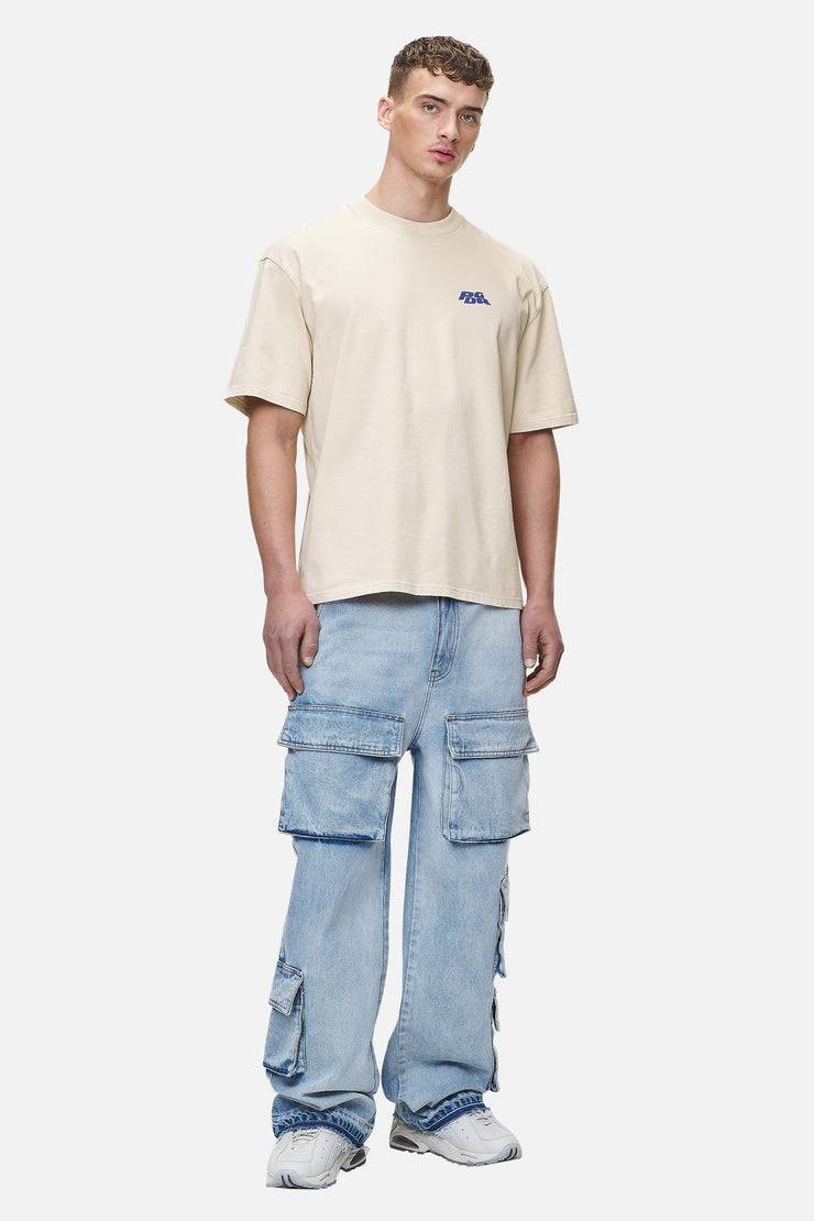 Pegador Narson Oversized Tee Washed Desert Sand