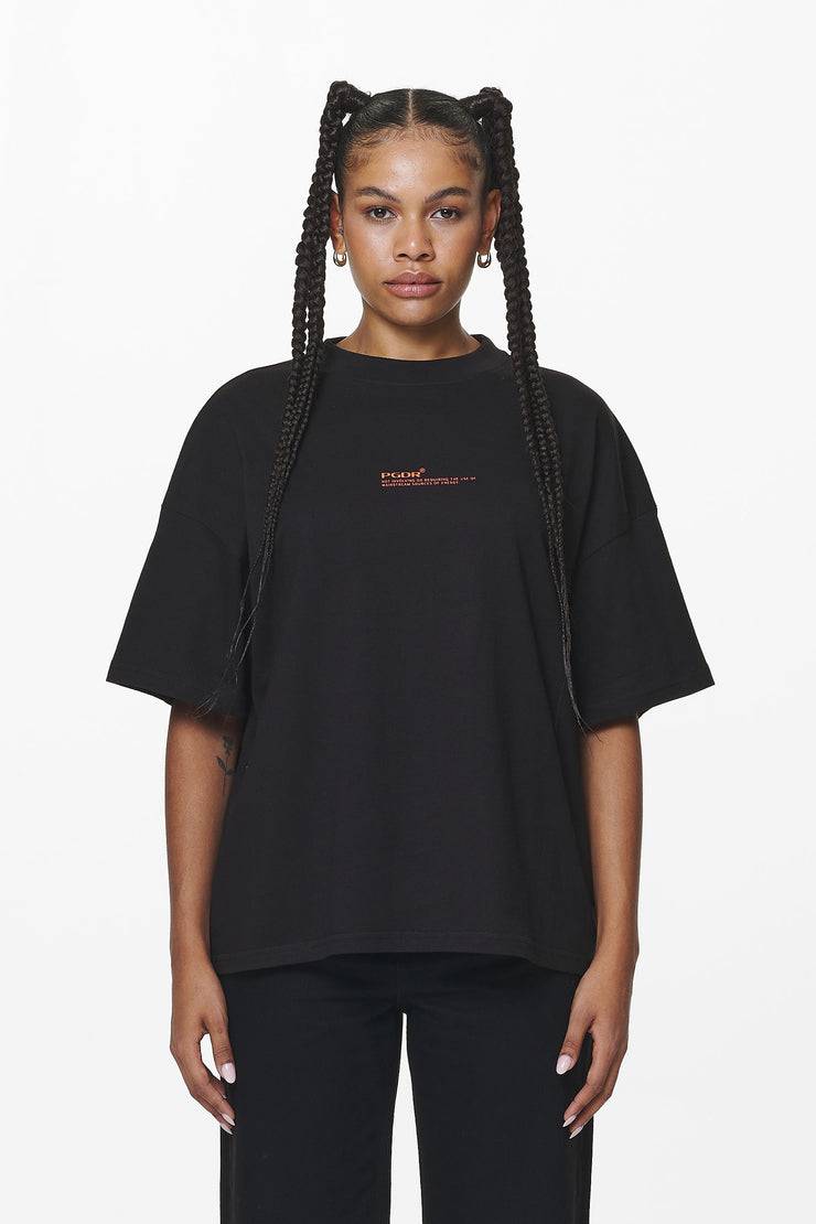 Pegador Navisk Heavy Oversized Tee Black