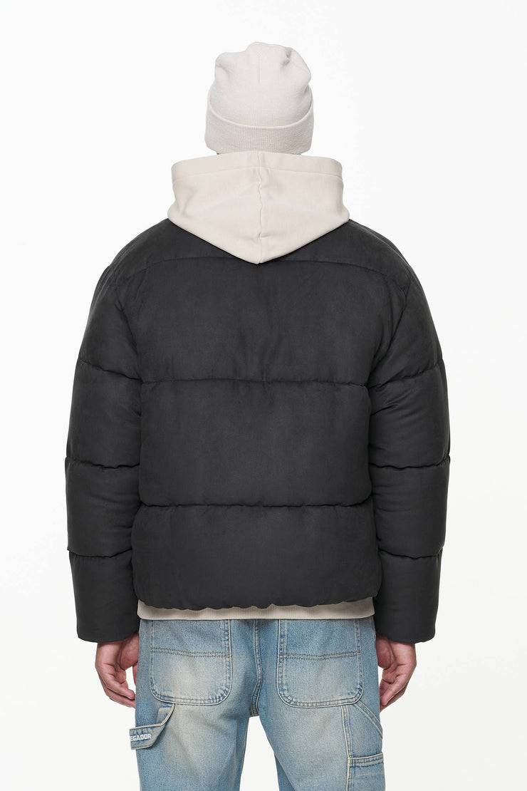 Pegador Neum Suede Puffer Jacket Black
