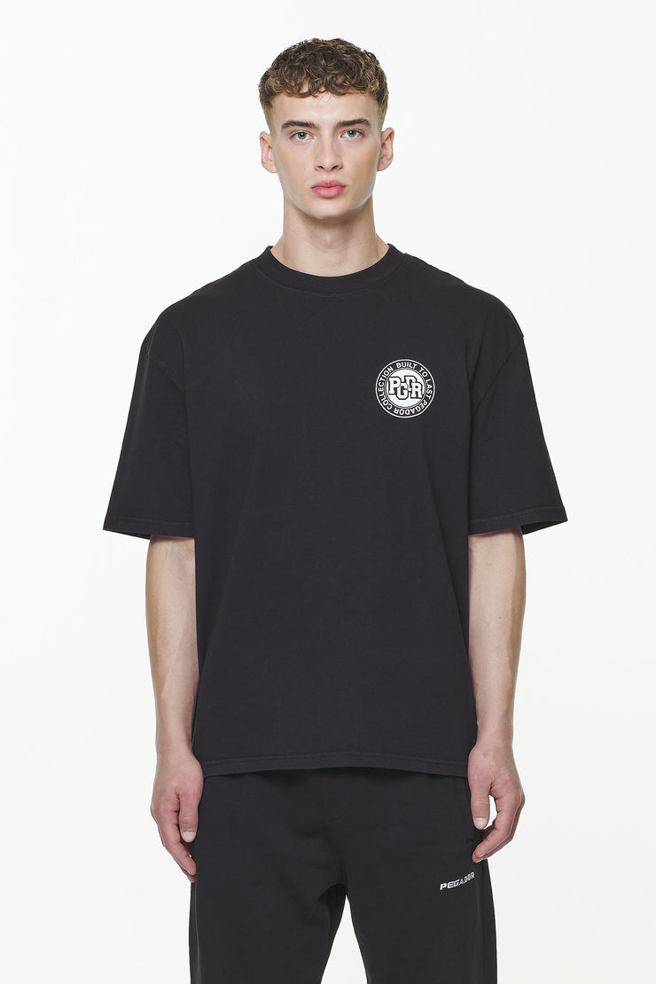 Pegador Orsett Oversized Tee Vintage Onyx Black