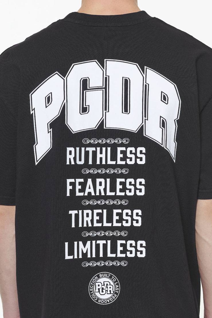 Pegador Orsett Oversized Tee Vintage Onyx Black