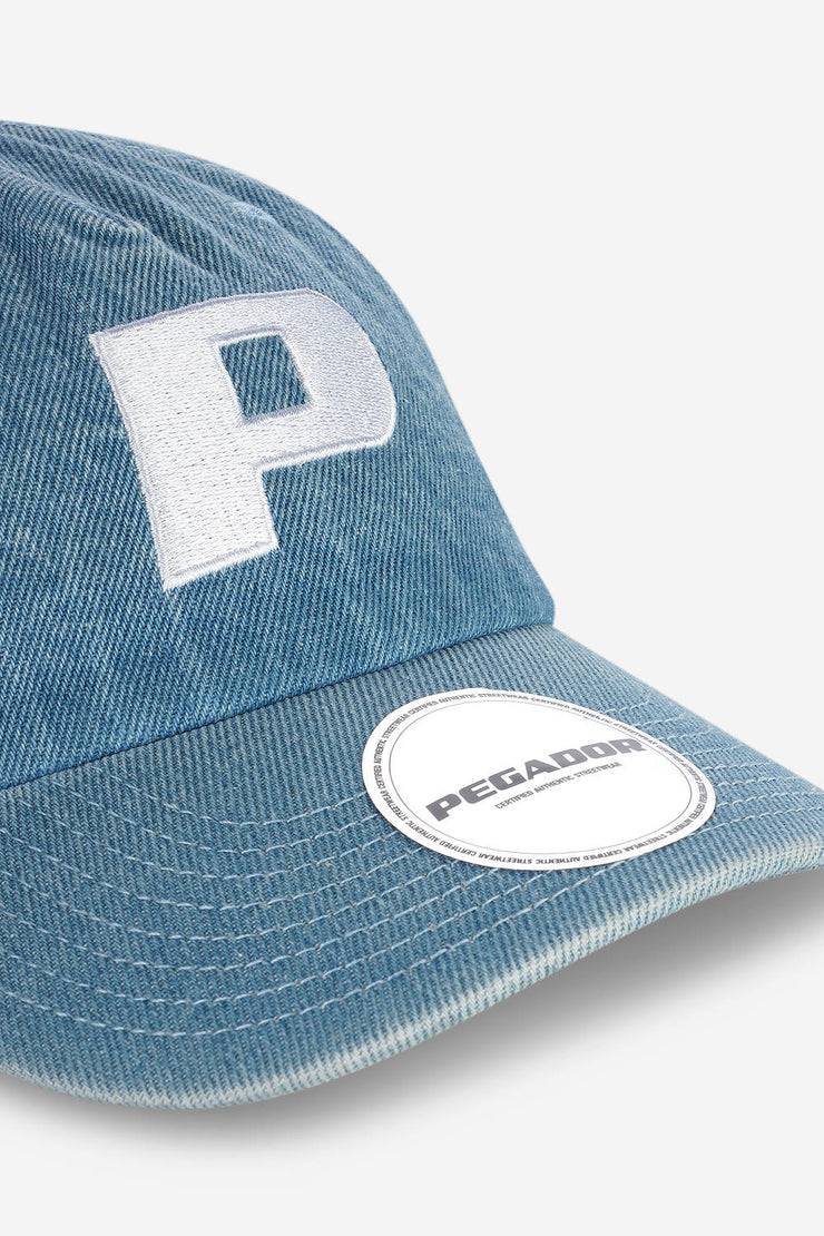 Pegador P Logo Denim Cap Baby Blue
