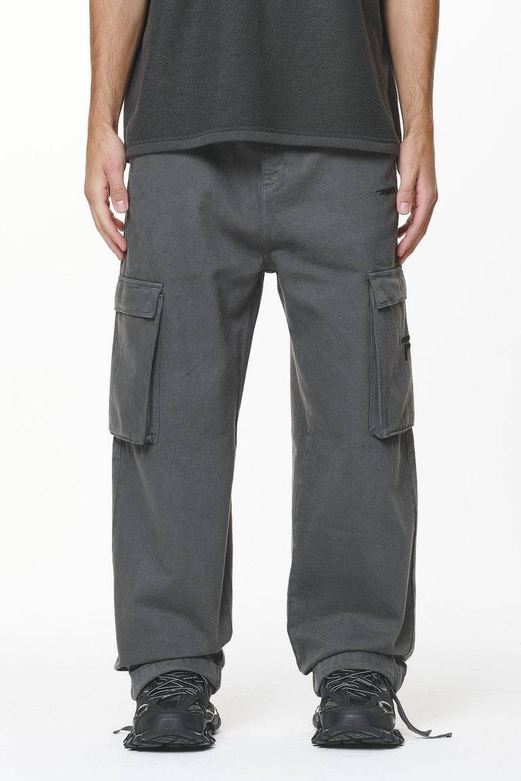 Pegador Paden Wide Cargo Pants Volcano Grey