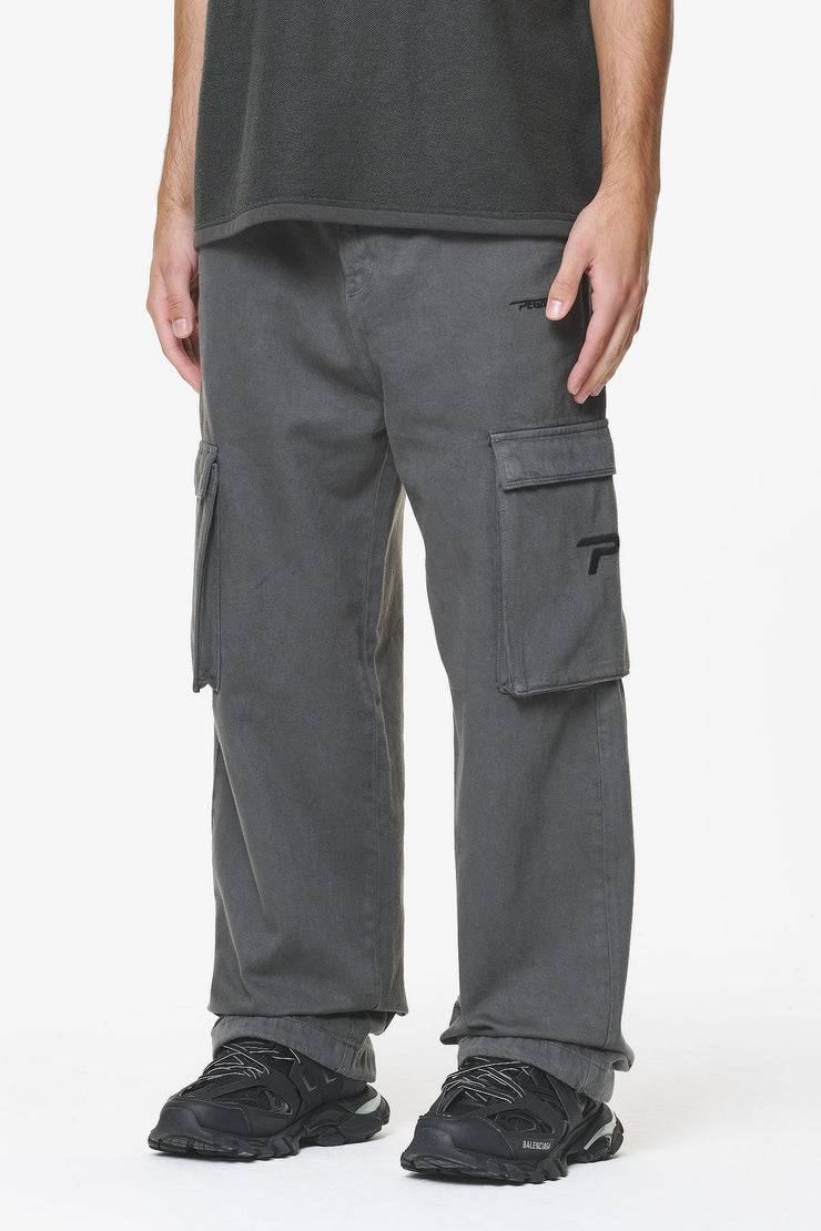 Pegador Paden Wide Cargo Pants Volcano Grey